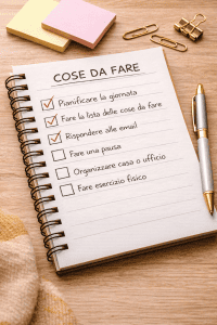 organizzazione quotidiana