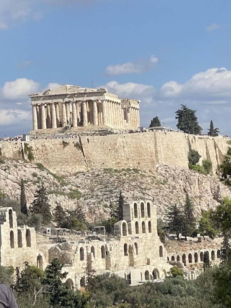 vista sul partenone